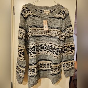 Denim and Supply sweater XL NWT
